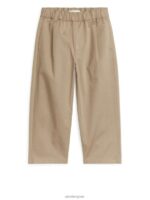 ARKET kleding 0DXJP1537 beige brede katoenen chino kinderen