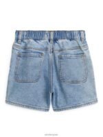 ARKET kleding 0DXJP1541 lichtblauw denim-stretchshort kinderen - Image 2