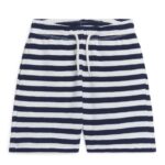 ARKET kleding 0DXJP1542 donkerblauw/strepen getextureerde jersey short kinderen