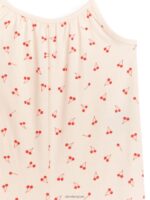 ARKET kleding 0DXJP1550 beige/kersen mouwloze jersey jumpsuit kinderen - Image 3