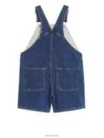 ARKET kleding 0DXJP1551 donkerblauw korte denim tuinbroek kinderen - Image 2