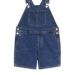 ARKET kleding 0DXJP1551 donkerblauw korte denim tuinbroek kinderen