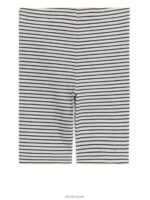 ARKET kleding 0DXJP1552 gebroken wit/zwart geribbelde fietsbroek kinderen - Image 2