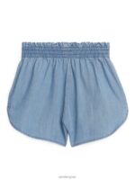 ARKET kleding 0DXJP1554 lichtblauw lyocell-denimshort kinderen - Image 2