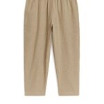 ARKET kleding 0DXJP1559 beige relaxte linnen broek kinderen