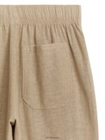 ARKET kleding 0DXJP1559 beige relaxte linnen broek kinderen - Image 3