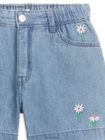 ARKET kleding 0DXJP1560 lichtblauw geborduurde denimshort kinderen - Image 3