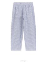 ARKET kleding 0DXJP1562 blauw/streep relaxte linnen broek kinderen - Image 2