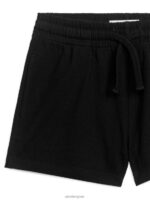 ARKET kleding 0DXJP1565 gebroken zwart relaxte jersey short kinderen - Image 3