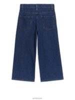 ARKET kleding 0DXJP1570 donkerblauw jeans met wijde pijpen kinderen - Image 2