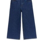ARKET kleding 0DXJP1570 donkerblauw jeans met wijde pijpen kinderen