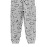 ARKET kleding 0DXJP1571 grijs/dino joggingbroek van franse badstof kinderen