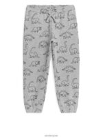 ARKET kleding 0DXJP1571 grijs/dino joggingbroek van franse badstof kinderen