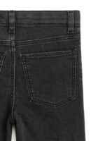 ARKET kleding 0DXJP1572 zwart gewassen uitlopende stretchjeans kinderen - Image 3