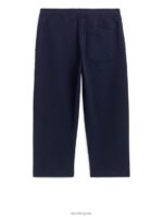 ARKET kleding 0DXJP1574 donkerblauw geborduurde joggingbroek kinderen - Image 2