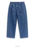 ARKET kleding 0DXJP1577 blauw relaxte denimbroek kinderen - Image 2