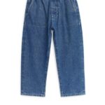 ARKET kleding 0DXJP1577 blauw relaxte denimbroek kinderen