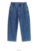 ARKET kleding 0DXJP1577 blauw relaxte denimbroek kinderen