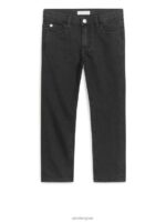 ARKET kleding 0DXJP1578 zwart slanke stretchjeans kinderen