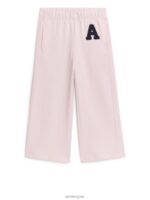 ARKET kleding 0DXJP1579 bleekroze varsity-joggingbroek kinderen