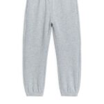 ARKET kleding 0DXJP1580 grijs gemêleerd varsity-joggingbroek kinderen
