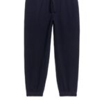 ARKET kleding 0DXJP1582 donkerblauw joggingbroek van franse badstof kinderen