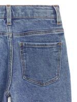 ARKET kleding 0DXJP1583 blauw gewassen taps toelopende stretchjeans kinderen - Image 3