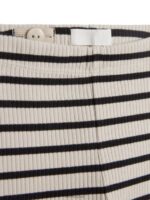 ARKET kleding 0DXJP1584 gebroken wit/zwart geribbelde legging kinderen - Image 2