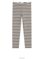 ARKET kleding 0DXJP1584 gebroken wit/zwart geribbelde legging kinderen