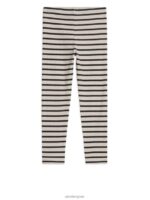 ARKET kleding 0DXJP1584 gebroken wit/zwart geribbelde legging kinderen - Image 3
