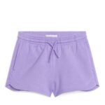 ARKET kleding 0DXJP1585 lila korte broek van badstof kinderen