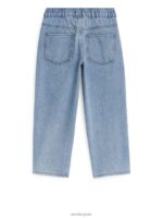 ARKET kleding 0DXJP1588 lichtblauw denim broek met trekkoord kinderen - Image 2