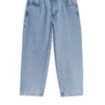 ARKET kleding 0DXJP1588 lichtblauw denim broek met trekkoord kinderen