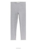 ARKET kleding 0DXJP1592 grijs gemêleerd legging van ribjersey kinderen