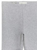 ARKET kleding 0DXJP1592 grijs gemêleerd legging van ribjersey kinderen - Image 3
