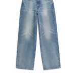 ARKET kleding 0DXJP159 blauw gewassen esdoorn hoge wijde jeans vrouwen