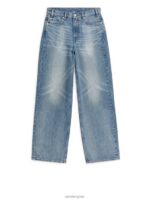 ARKET kleding 0DXJP159 blauw gewassen esdoorn hoge wijde jeans vrouwen - Image 3