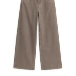 ARKET kleding 0DXJP160 donker beige wolk lage losse jeans vrouwen