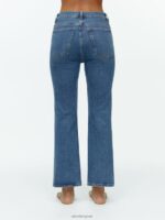ARKET kleding 0DXJP161 blauw varen cropped uitlopende stretchjeans vrouwen - Image 2