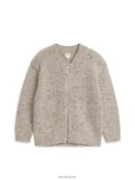 ARKET kleding 0DXJP1621 beige gebreid nep vest kinderen