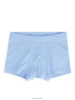ARKET kleding 0DXJP1625 lichtblauw/grijs gemêleerd/wit jersey zwembroeken kinderen - Image 2