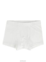 ARKET kleding 0DXJP1625 lichtblauw/grijs gemêleerd/wit jersey zwembroeken kinderen - Image 3