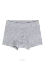 ARKET kleding 0DXJP1625 lichtblauw/grijs gemêleerd/wit jersey zwembroeken kinderen - Image 4