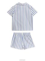 ARKET kleding 0DXJP1666 blauw Wit katoenen pyjamaset kinderen - Image 2