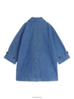 ARKET kleding 0DXJP1672 blauw denim trenchcoat kinderen - Image 2