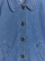 ARKET kleding 0DXJP1672 blauw denim trenchcoat kinderen - Image 3