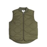 ARKET kleding 0DXJP1674 kaki groen gewatteerd vest kinderen