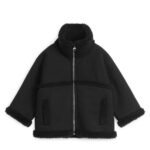 ARKET kleding 0DXJP1676 zwart stapel jas kinderen