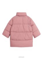 ARKET kleding 0DXJP1678 stoffig roze halflange pufferjas kinderen - Image 2
