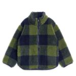 ARKET kleding 0DXJP1680 kaki/blauw geruit stapeljack kinderen